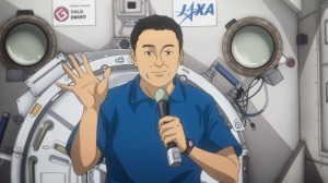 Dude. Akihiko Hoshide dubbed his part from the ISS. He is literally talking to us FROM SPACE.